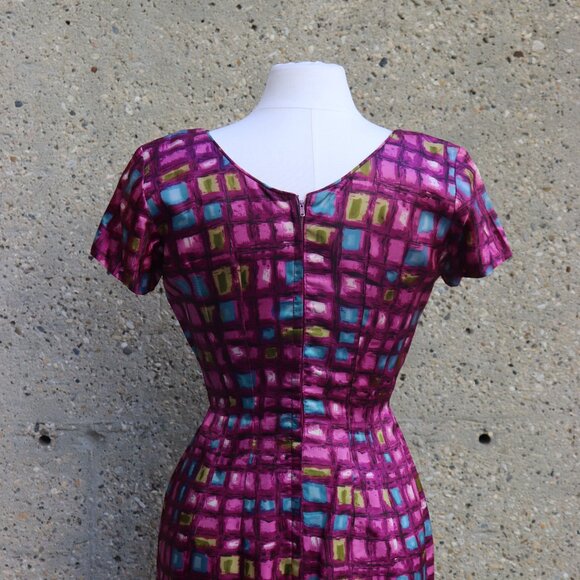 1950s purple dress and matching jacket - Picture 9 of 13